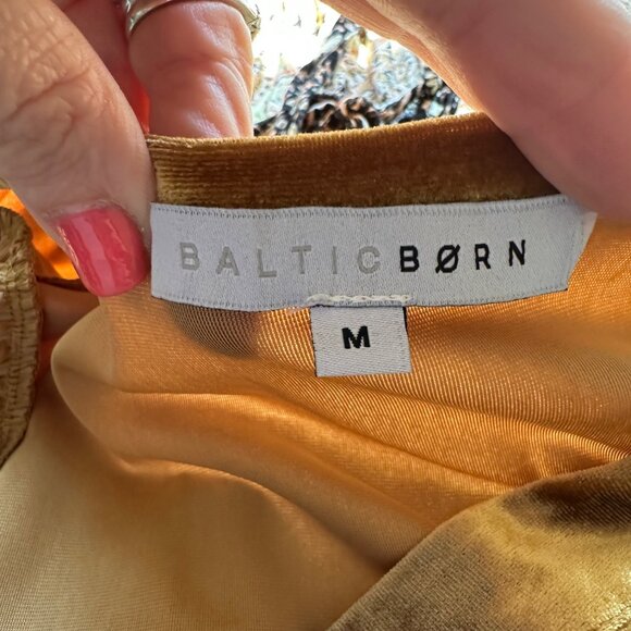 Baltic Born Artemis Velvet Maxi Dress Womens Size M Holiday Party Boho Fairy - Picture 6 of 9